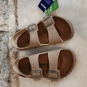Birkenstock Brand New Sandals in  Tan  Double Strap
